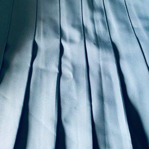 Blue Pleated Golf Skirt